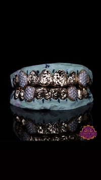 10k Gold Grill/ Natural Diamonds