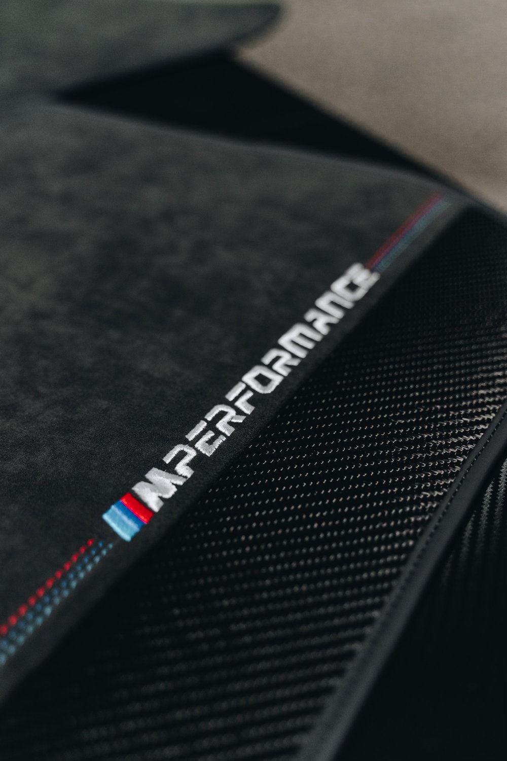 Custom Carbon/ Alcantara  BMW G80/G82 Floormats