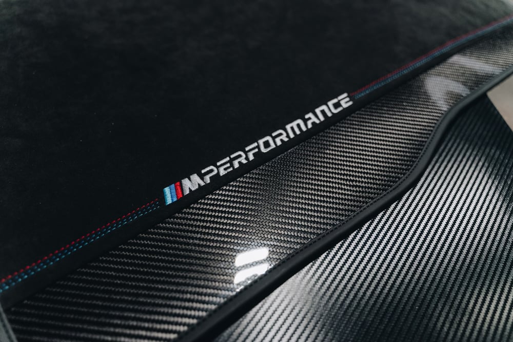 Custom Carbon/ Alcantara  BMW G80/G82 Floormats