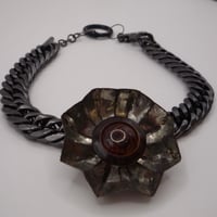 Image 5 of Steampunk BIG Flower Choker