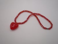 Image 5 of Flaming Hot Heart Necklace