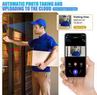 Image 5 of Tuya Doorbell With Camera Wireless Bundle Doorbell Smart Home WIFI HD Outdoor Phone Camera Security 