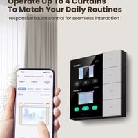 Image 4 of Tuya Zigbee Dimmer Curtain Switch Smart UK Switch 4 Gang Key 8-way Scene Switch Radar Sensor 3.5-inc