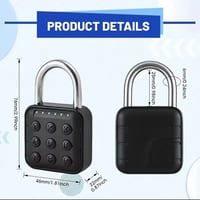 Image 2 of Tuya Lock Smart Biometric Fingerprint Lock Tuya Door Electronic Lock Keyless Quick Unlock Digit Code