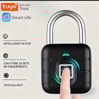 Image 1 of Tuya Lock Smart Biometric Fingerprint Lock Tuya Door Electronic Lock Keyless Quick Unlock Digit Code