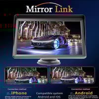Image 1 of Hippcron CarPlay Android Auto Car Radio Multimedia Video Player 7inch Portable Touch Screen With USB