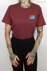 Image 2 of True Rebel T-Shirt FCK NZS Stripes Pocket Print