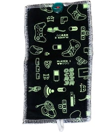 Image of Gamer fabric printed compact wallet