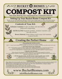 Image 4 of Compost Kit - 3.5 Gallon Bucket