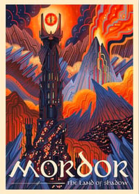 Lienzo Tolkien Mordor