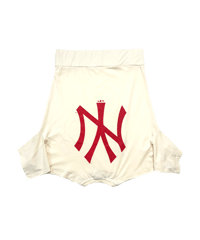 Image 1 of CREAM/RED NY T-SKIRT - SIZE M