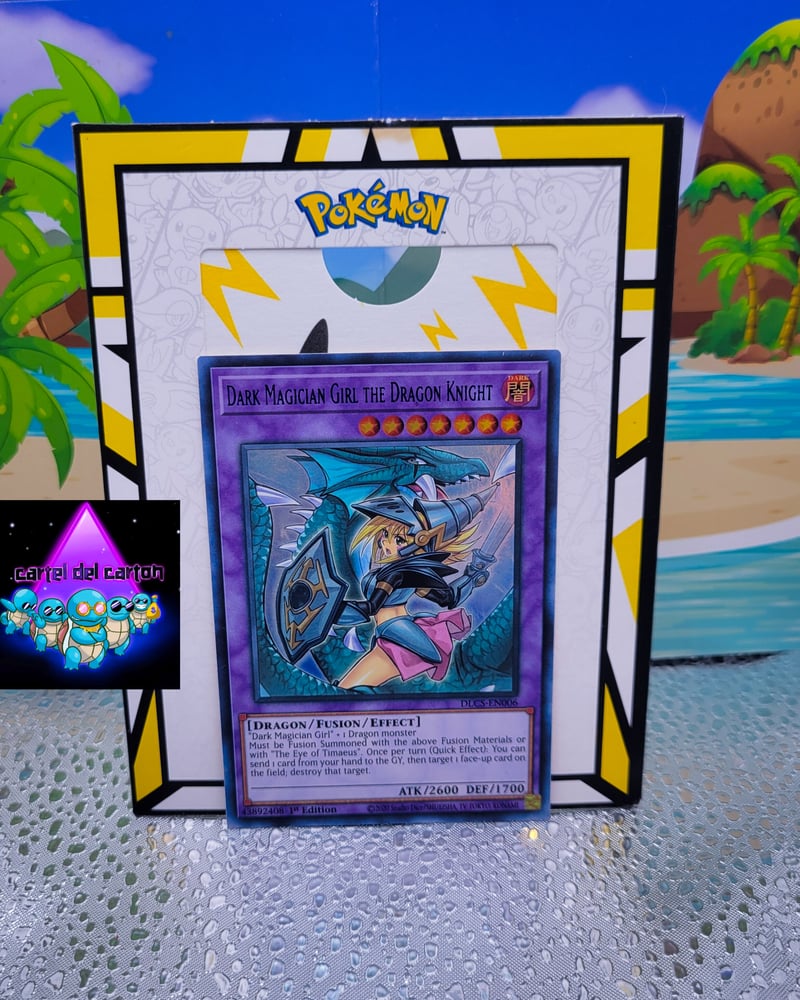 Image of Dark Magician Girl The Dragon Knight Purple Rare 1st edition nm