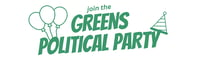 Greens Political Party sticker