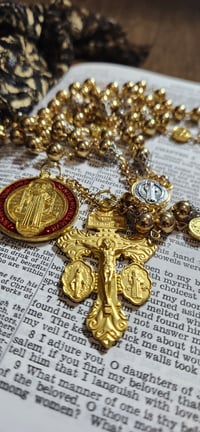 Image 1 of Golden Rule St. Benedict Rosary