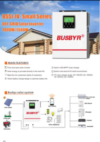 Image 2 of BUSBYR Solar Hybrid Inverter 1KW 10 KW