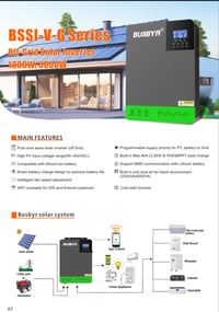 Image 5 of BUSBYR Solar Hybrid Inverter 1KW 10 KW