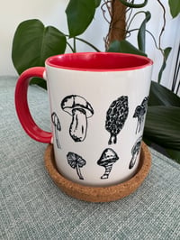 Image 2 of Fungi Mug black & white