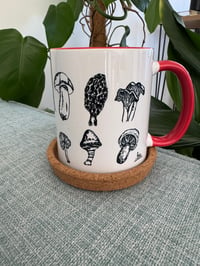 Image 3 of Fungi Mug black & white