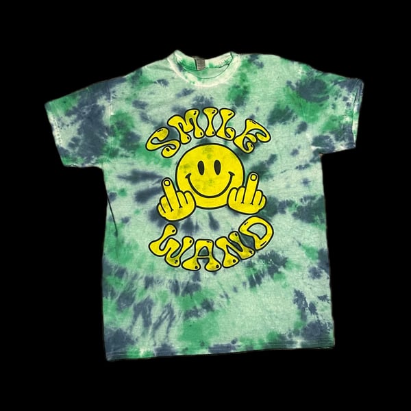 Image of SMILE TIE DYE TEE