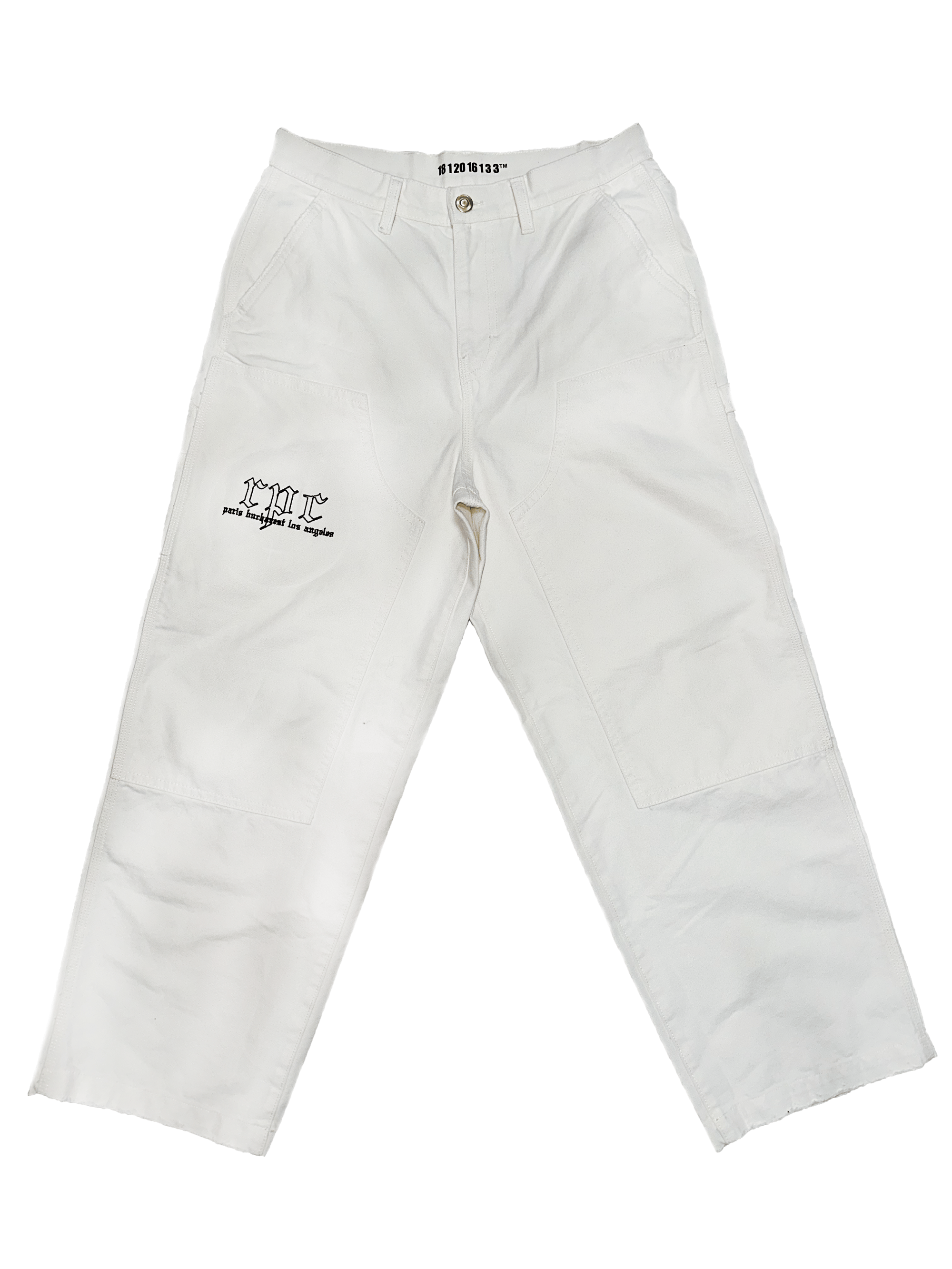 Image of DOUBLE KNEE CARPENTER PANTS (WHITE)