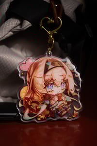 Image 2 of Firefly - Honkai Star Rail 7cm Glitter Epoxy Charm