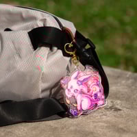 Image 3 of Espeon - Pokemon 7cm Glitter Epoxy Charm