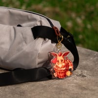 Image 3 of Eevee - Pokemon 7cm Glitter Epoxy Charm