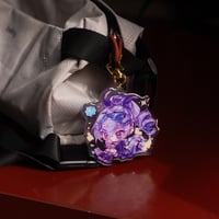 Image 3 of Silver Wolf - Honkai Star Rail 7cm Glitter Epoxy Charm