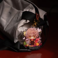Image 3 of Caelus - Honkai Star Rail 7cm Glitter Epoxy Charm