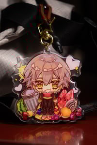 Image 2 of Caelus - Honkai Star Rail 7cm Glitter Epoxy Charm