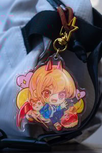 Image 2 of Power - Chainsaw Man 7cm Glitter Epoxy Charm