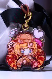 Image 2 of Amelia - Vocaloid 8cm Glitter Epoxy Charm