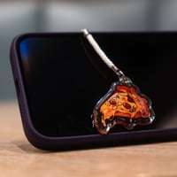 Image 3 of Pizza - 1.5in Original Food Epoxy Phone Charm