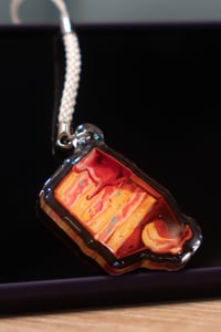 Image 2 of Birthday Cake - 1.5in Original Food Epoxy Phone Charm