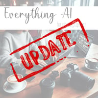 EVERYTHING AI for photographers - UPDATES