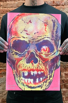 ZOMBIE SKULL RISOGRAPHY - proyecto eclipse