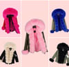Furry Babe - raccoon fur parkas (Berry collection)