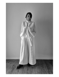 Image 4 of PRE-ORDER_ PANTALONE DONNA_ VELLUTO UNDYED