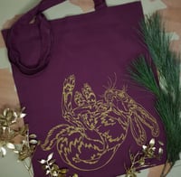 Image 4 of Golden Hare tote bag