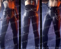 Image 2 of HIGH WAIST CHAIN SKINNIES