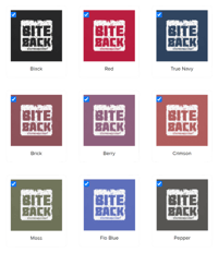 Image 3 of Bite Back Comfort Colors Tee White Ink Variant