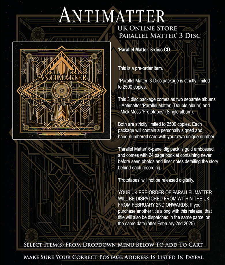 Image of PARALLEL MATTER - 3 Discs