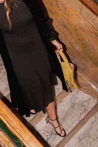 Image 2 of Vestido canalé con brillo