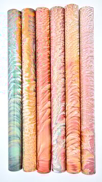 Image 2 of 'Study in Pastel #2, custom bespoke pen blanks, high pressure cured with Alumilite Resin.