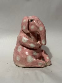 Image 5 of Clay: Pink Polka Dot Baby Elephant