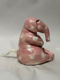 Image 6 of Clay: Pink Polka Dot Baby Elephant