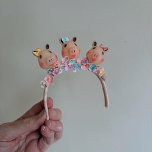 Image of Three Little Pigs Headband for Blythe Dolls