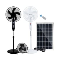 Image 1 of Rechargeable Solar Standing Fan