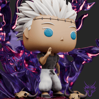 Image 6 of YUTA (GOJO) UNLIMITED VOID JUJUTSU KAISEN CUSTOM FUNKO POP