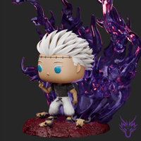 Image 3 of YUTA (GOJO) UNLIMITED VOID JUJUTSU KAISEN CUSTOM FUNKO POP
